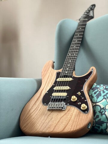 Soloking MS-1 Classic ASH in Yellow Natural with One Piece Rosewood Neck Nafiri Special Run