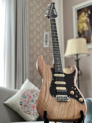Soloking MS-1 Classic ASH in Yellow Natural with One Piece Rosewood Neck Nafiri Special Run