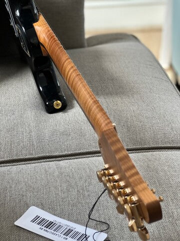 Soloking MS-1 Classic Black Beauty with Roasted Flame Maple Neck Nafiri Special Run