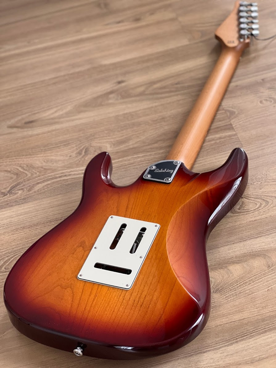 Soloking MS-1 Classic MKII in Sienna Sunburst with 5A Flame Top Nafiri Special Run