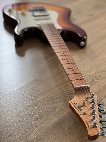 Soloking MS-1 Classic MKII in Sienna Sunburst with 5A Flame Top Nafiri Special Run