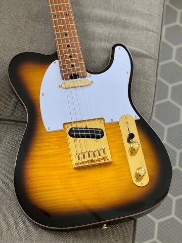 Soloking MT-1 FM 22 Deluxe Hotrail in Brown Sunburst