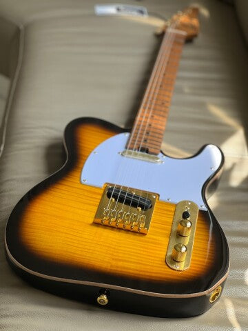 Soloking MT-1 FM 22 Deluxe Hotrail in Brown Sunburst