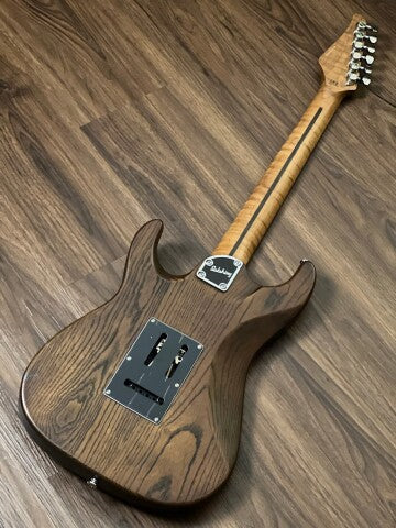Soloking MS-1 Classic ASH in Torched Black with Roasted Flame Maple Neck Nafiri Special Run