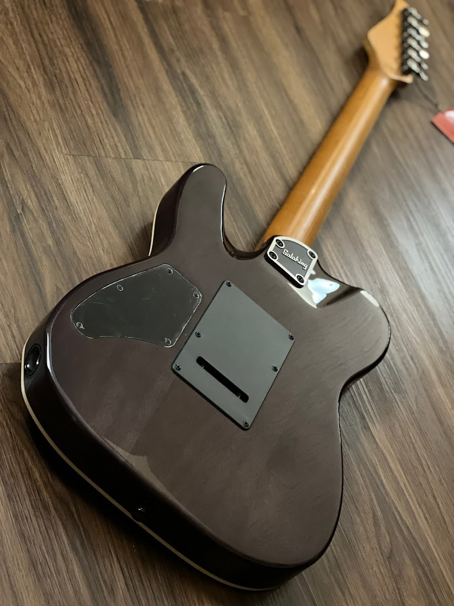 Soloking MT-1 FM 24 Deluxe in Charcoal Burst