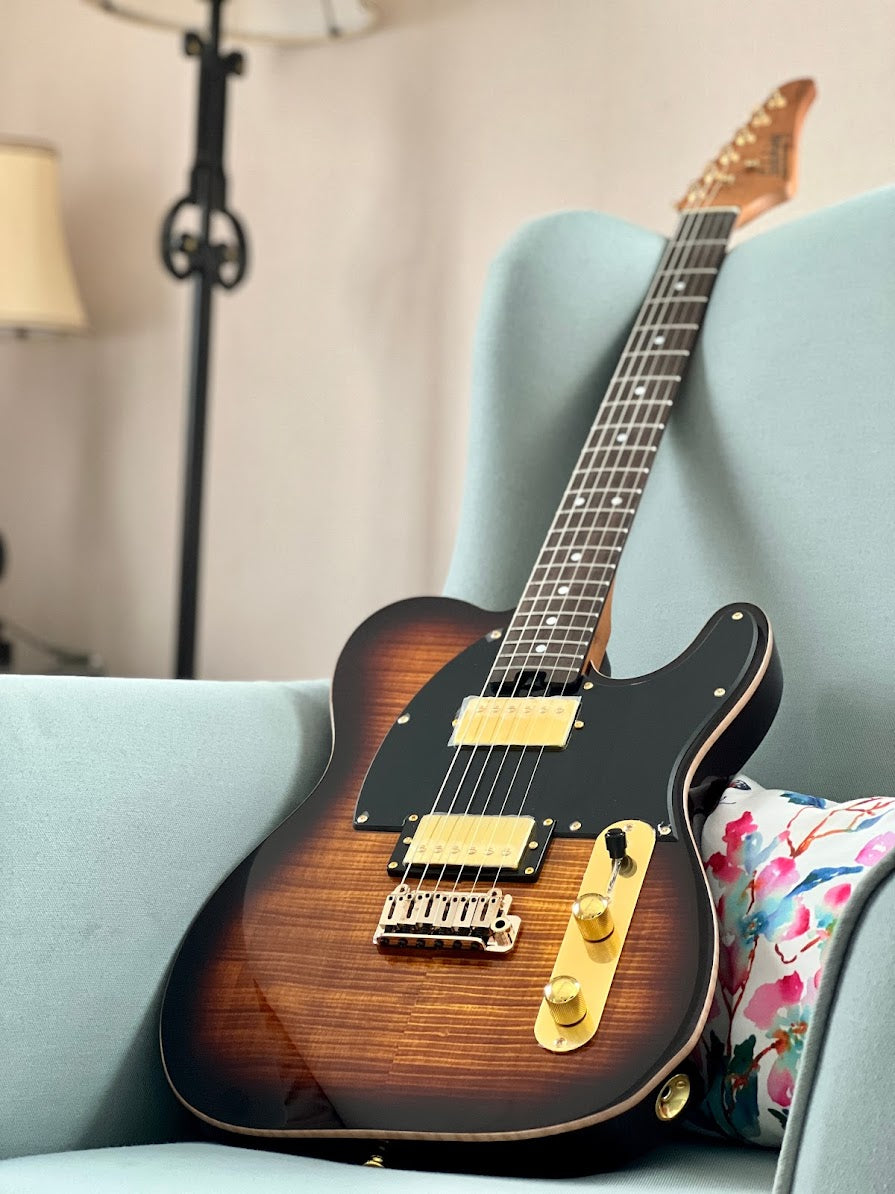 Soloking MT-1 FM 22 Deluxe HH in Shaded Edgeburst Nafiri Special Run