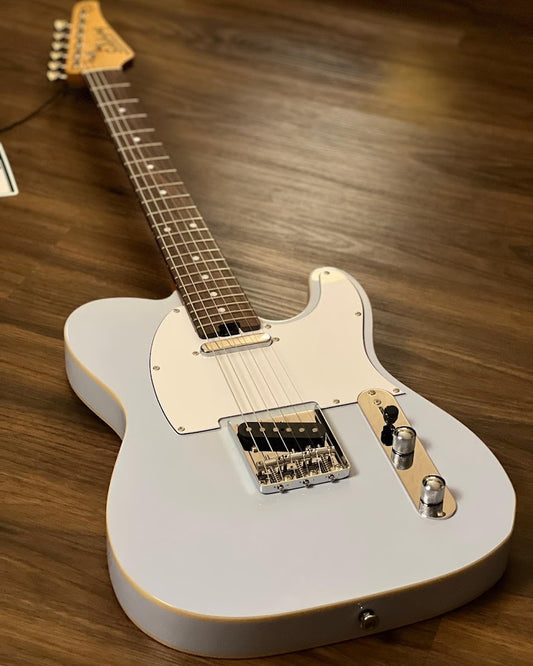 Soloking T-1B Vintage MKII with Roasted Maple Neck and Rosewood FB in Faded Sonic Blue