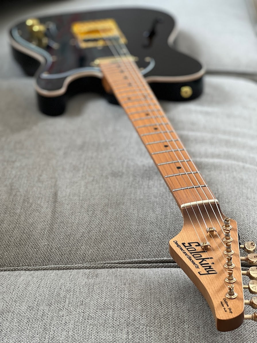 Soloking MT-1 Thinline in Black Beauty with Gold Hardware