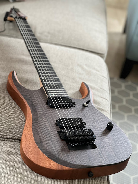 Soloking ELS-7 FR in Natural with Floyd Rose