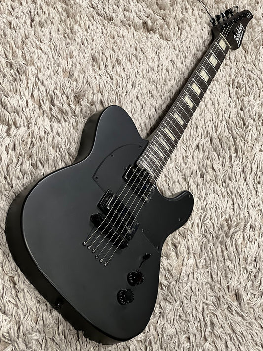 Soloking MT-1 Modern HH 24 MOD in Satin Black Matte with EMG James Hetfield HET SET