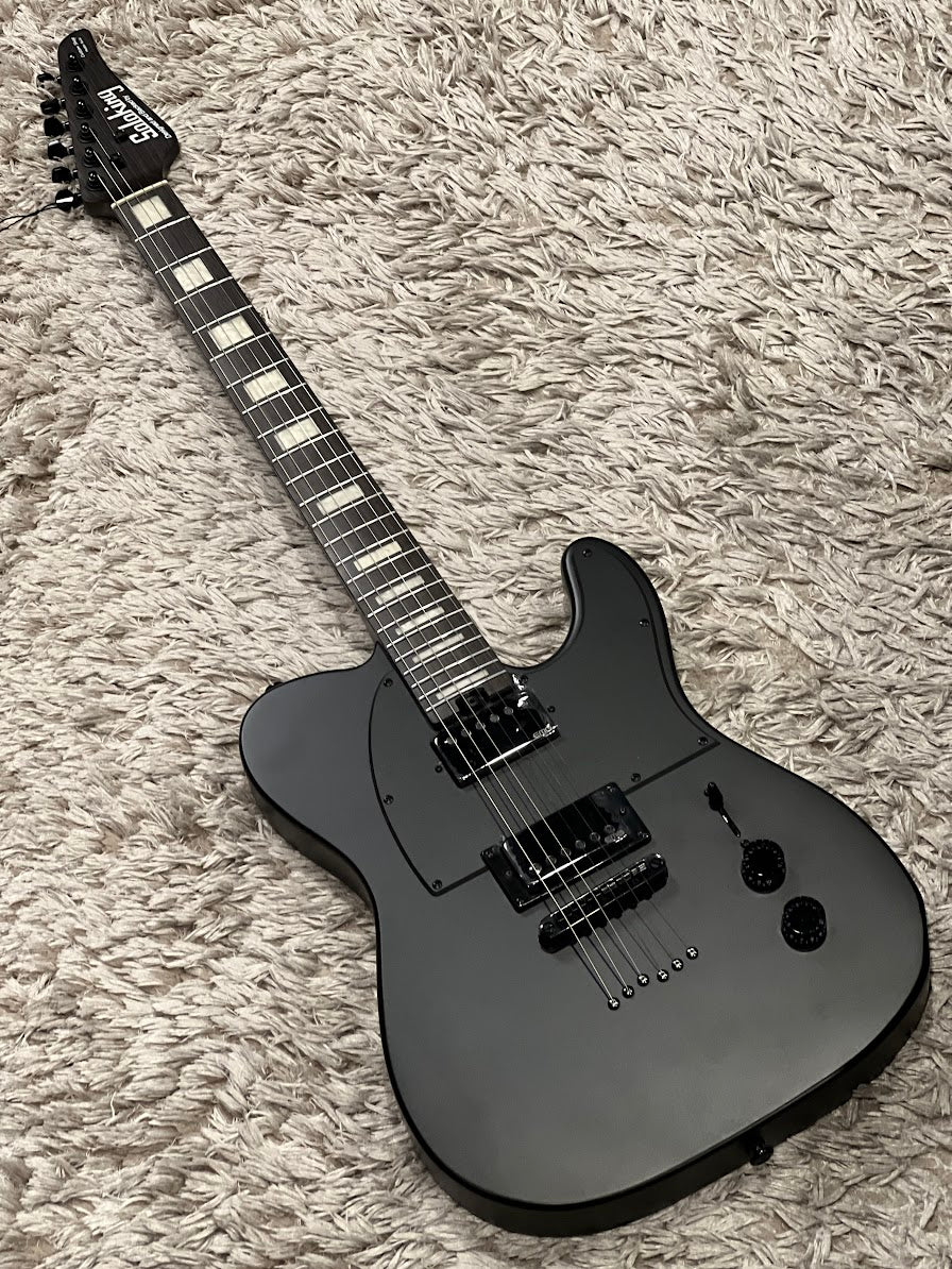 Soloking MT-1 Modern HH 24 MOD in Satin Black Matte with EMG James Hetfield HET SET