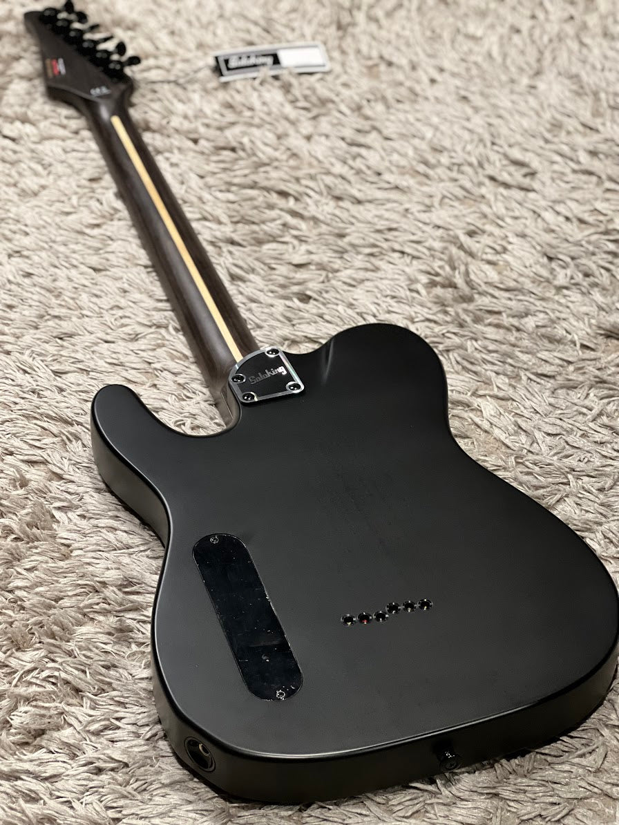 Soloking MT-1 Modern HH 24 MOD in Satin Black Matte with EMG James Hetfield HET SET