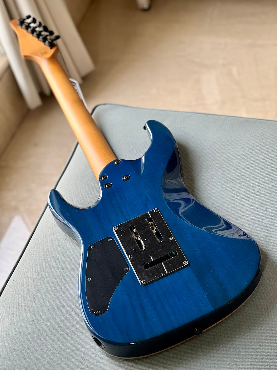Soloking MS-1 Custom 22 HH Flat Top in Turquoise Wakesurf with Rosewood FB
