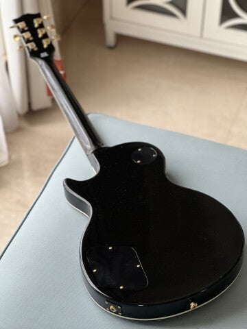 Soloking SLS60QM Deluxe in Black Aqua Burst MOD with Fishman Fluence