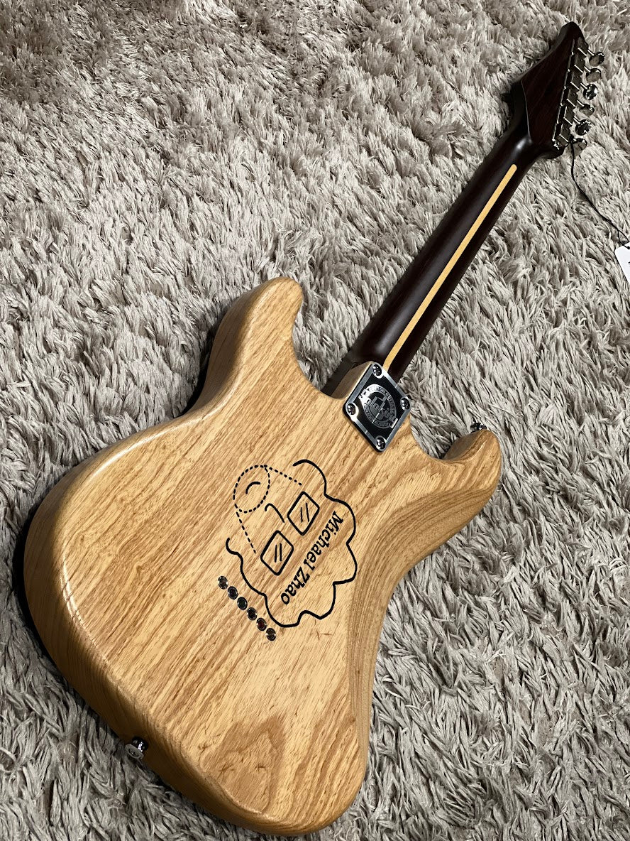 Soloking MS-1 Artisan Hand Painted Nevermind by The Simpsons Tribute #001