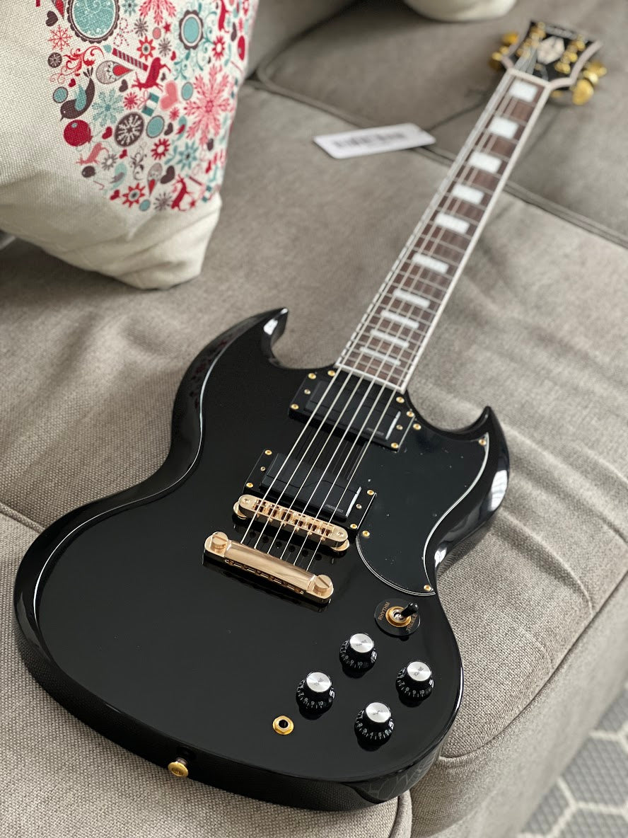 Soloking SG60 in Black Beauty MOD with Fishman Fluence
