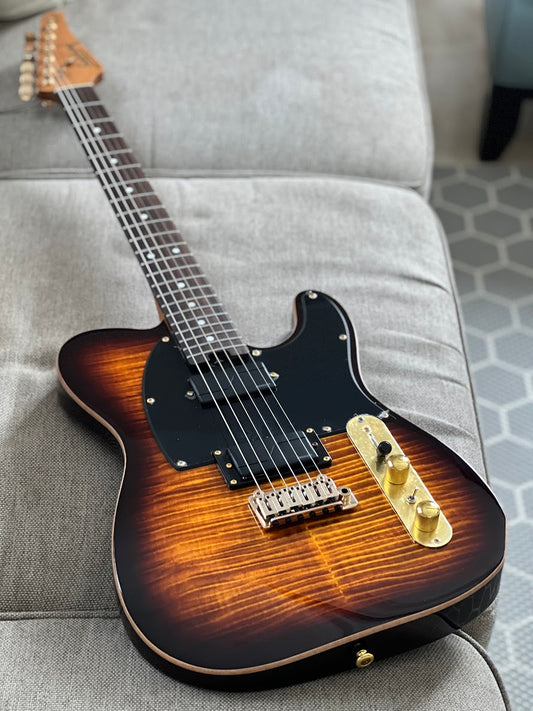 Soloking MT-1 FM 22 Deluxe HH MOD Fishman Fluence in Shaded Edgeburst