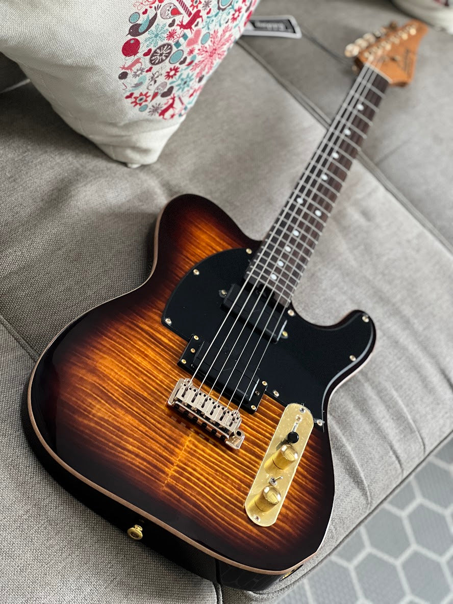 Soloking MT-1 FM 22 Deluxe HH MOD Fishman Fluence in Shaded Edgeburst