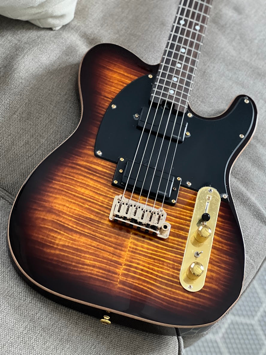 Soloking MT-1 FM 22 Deluxe HH MOD Fishman Fluence in Shaded Edgeburst