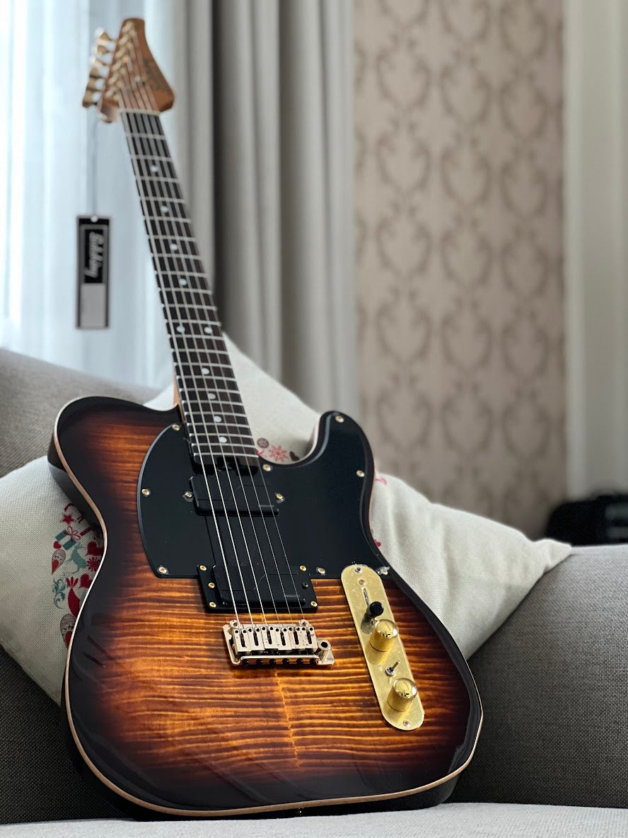 Soloking MT-1 FM 22 Deluxe HH MOD Fishman Fluence in Shaded Edgeburst