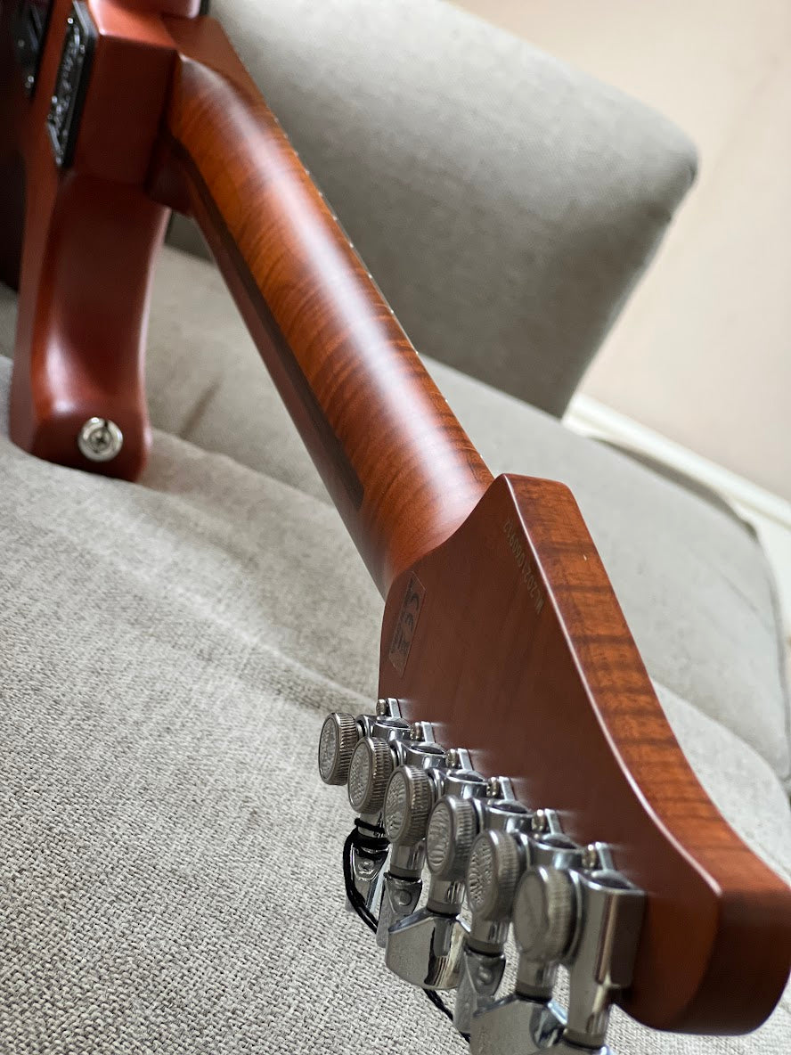 Soloking MS-1 FM Artisan SSS with Roasted Flame Neck in Caramel