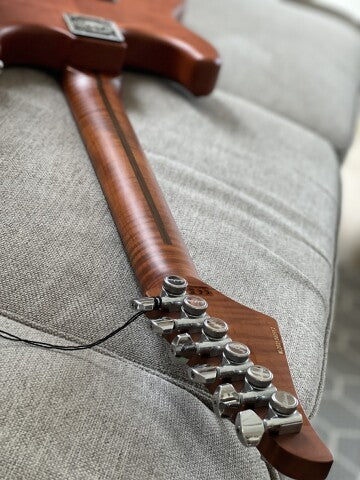 Soloking MS-1 FM Artisan SSS with Roasted Flame Neck in Caramel