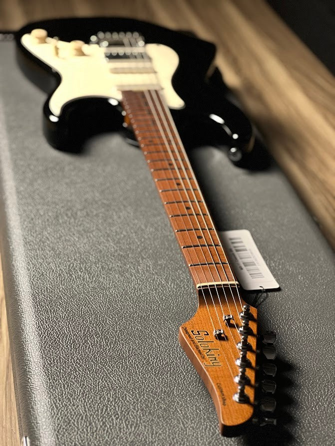 Soloking MS-11 Classic MKII with Roasted Maple FB in Ink Black