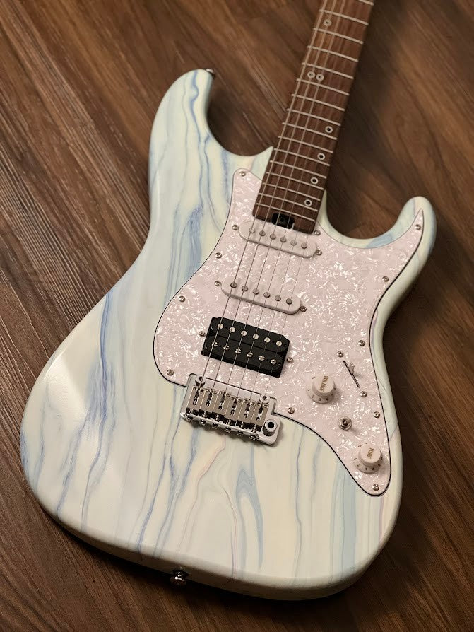 Soloking MS-1 Classic MKII in White Blue Marble Nafiri Special Run
