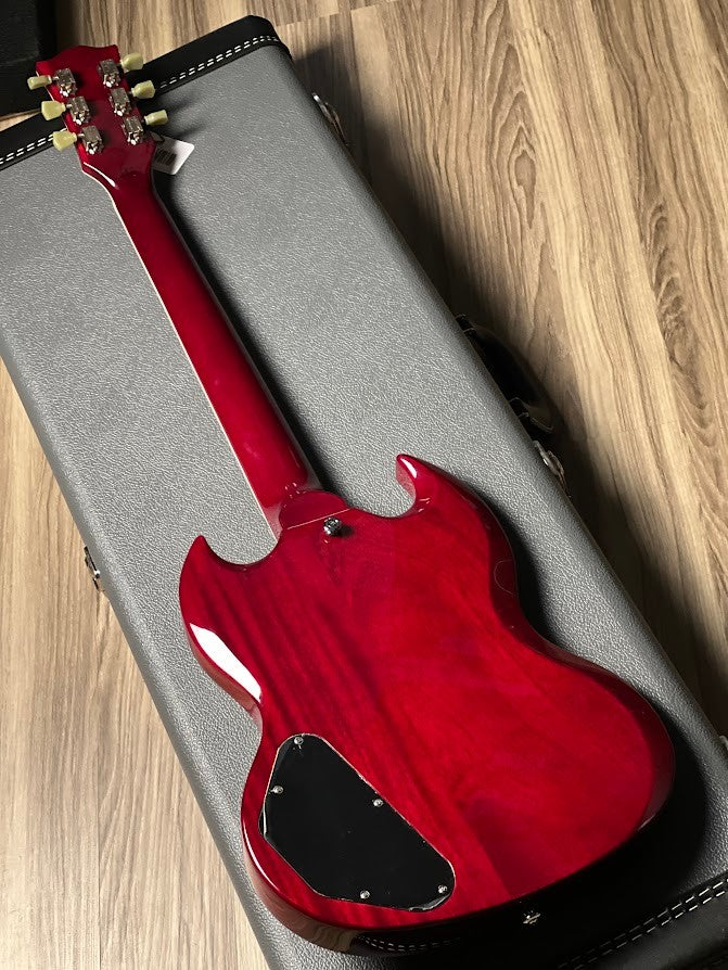 Soloking SG60 Vibrola in Transparent Red Cherry Nafiri Special Run Jescar