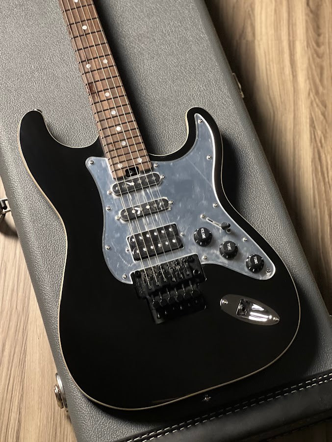 Soloking MS-1 Classic 24 HSS FR Flat Top in Black Mirror Nafiri Special Run Jescar