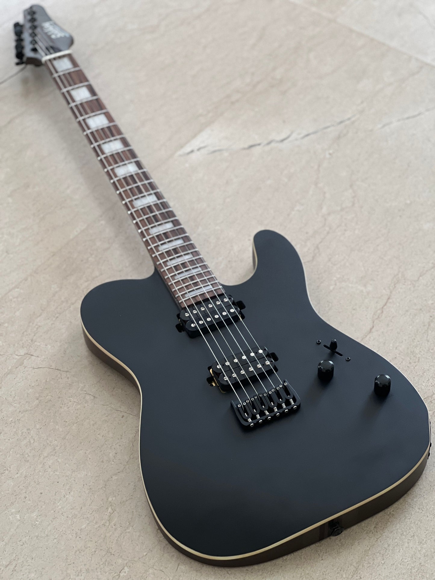 Soloking MT-1 Deluxe HH 24 Neck Thru in Satin Black Matte Nafiri Special Run