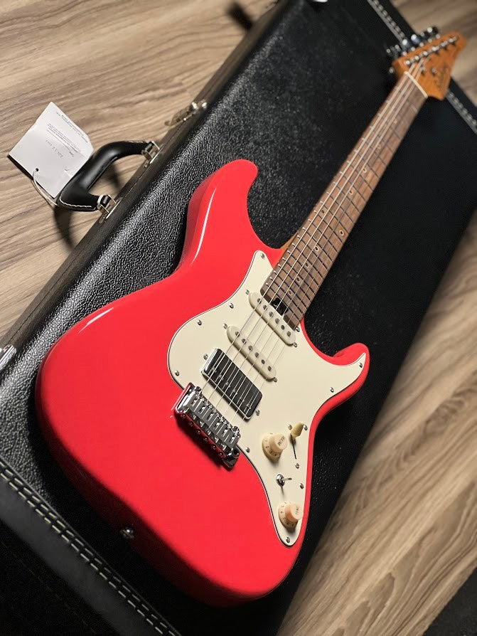 Soloking MS-11 Classic MKII with Rosewood FB in Fiesta Red