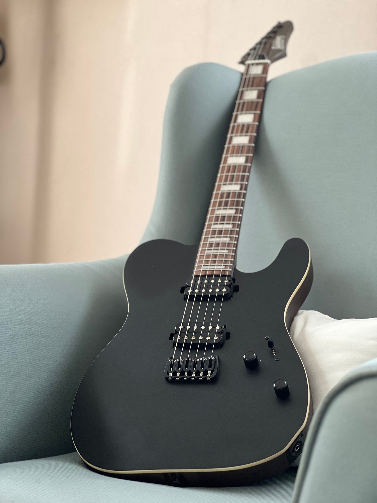Soloking MT-1 Deluxe HH 24 Neck Thru in Satin Black Matte Nafiri Special Run