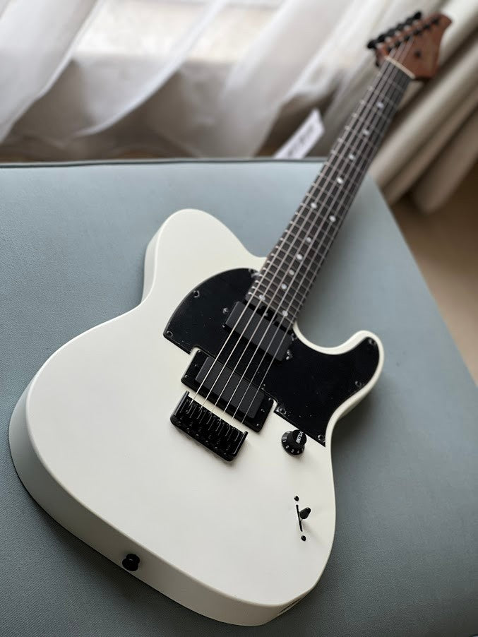 Soloking MT-1 Deluxe HH 24 in Satin White Matte Nafiri Special Run JESCAR