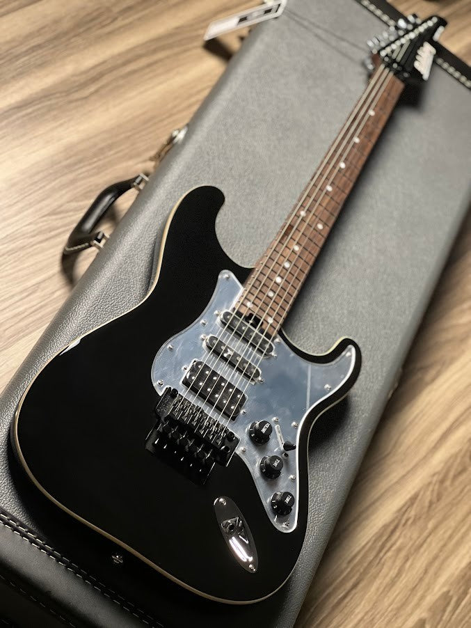 Soloking MS-1 Classic 24 HSS FR Flat Top in Black Mirror Nafiri Special Run Jescar