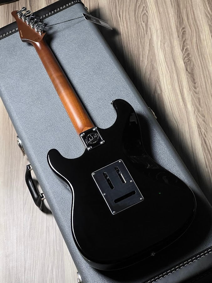 Soloking MS-1 Classic 24 HSS FR Flat Top in Black Mirror Nafiri Special Run Jescar