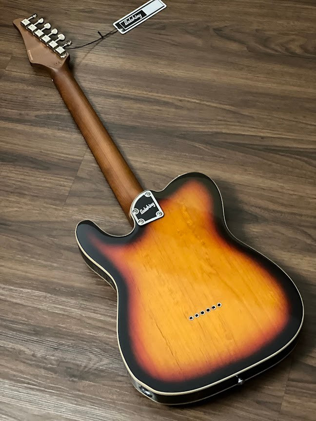 Soloking T-1B Vintage MKII with Roasted Maple Neck and Rosewood FB in 3-Tone Sunburst