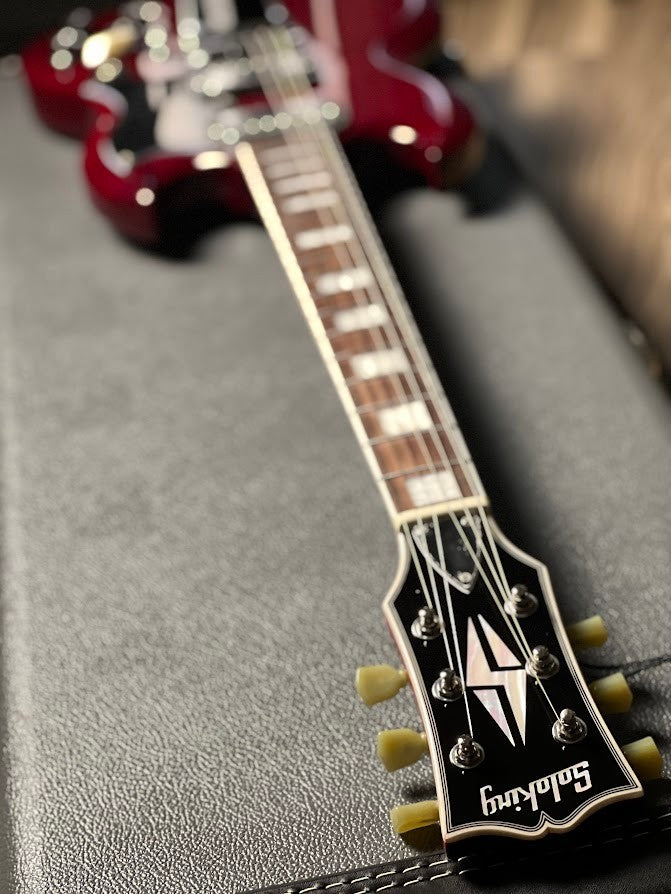 Soloking SG60 Vibrola in Transparent Red Cherry Nafiri Special Run Jescar