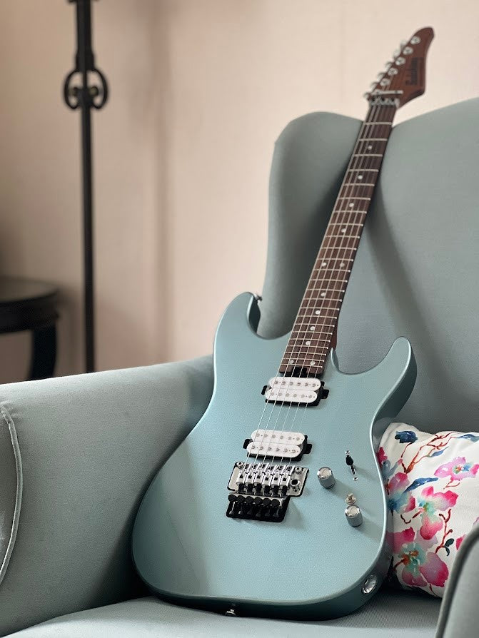 Soloking MS-1 Custom 24 HH FR Elite in Ice Blue Metallic