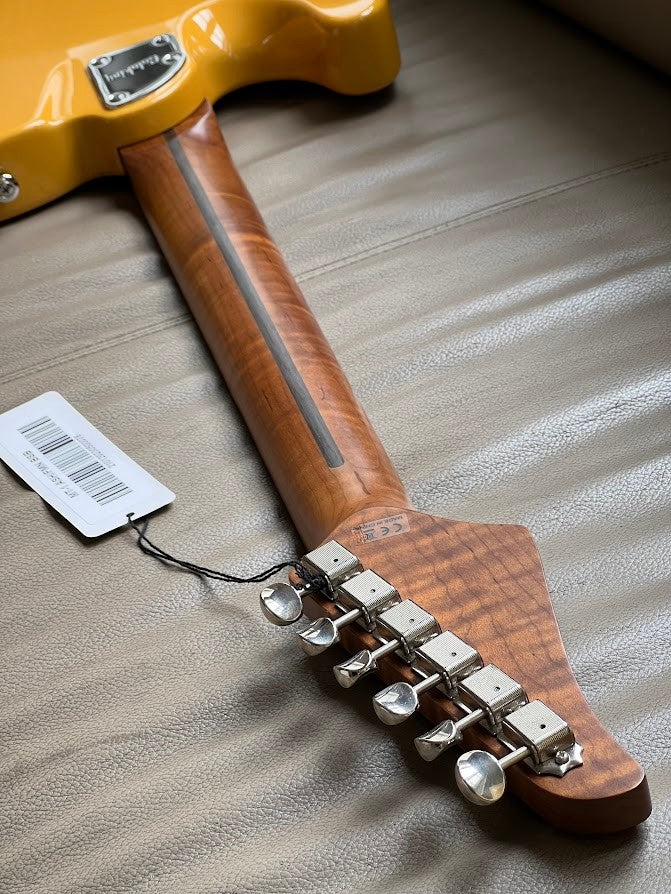 Soloking MT-1 ASH FMN Elite with Roasted Flame Maple Neck in Butterscotch Blonde