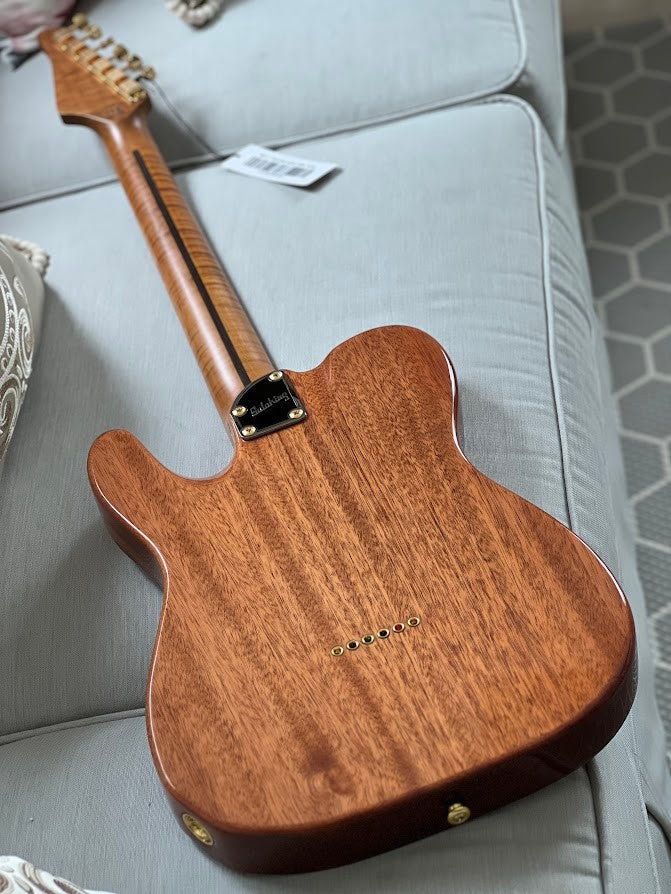 Soloking MT-1 Thinline FMN KOA Elite with Gold Hardware in Natural