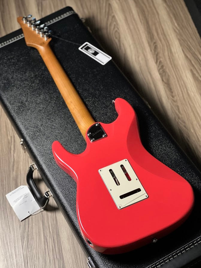 Soloking MS-11 Classic MKII with Rosewood FB in Fiesta Red