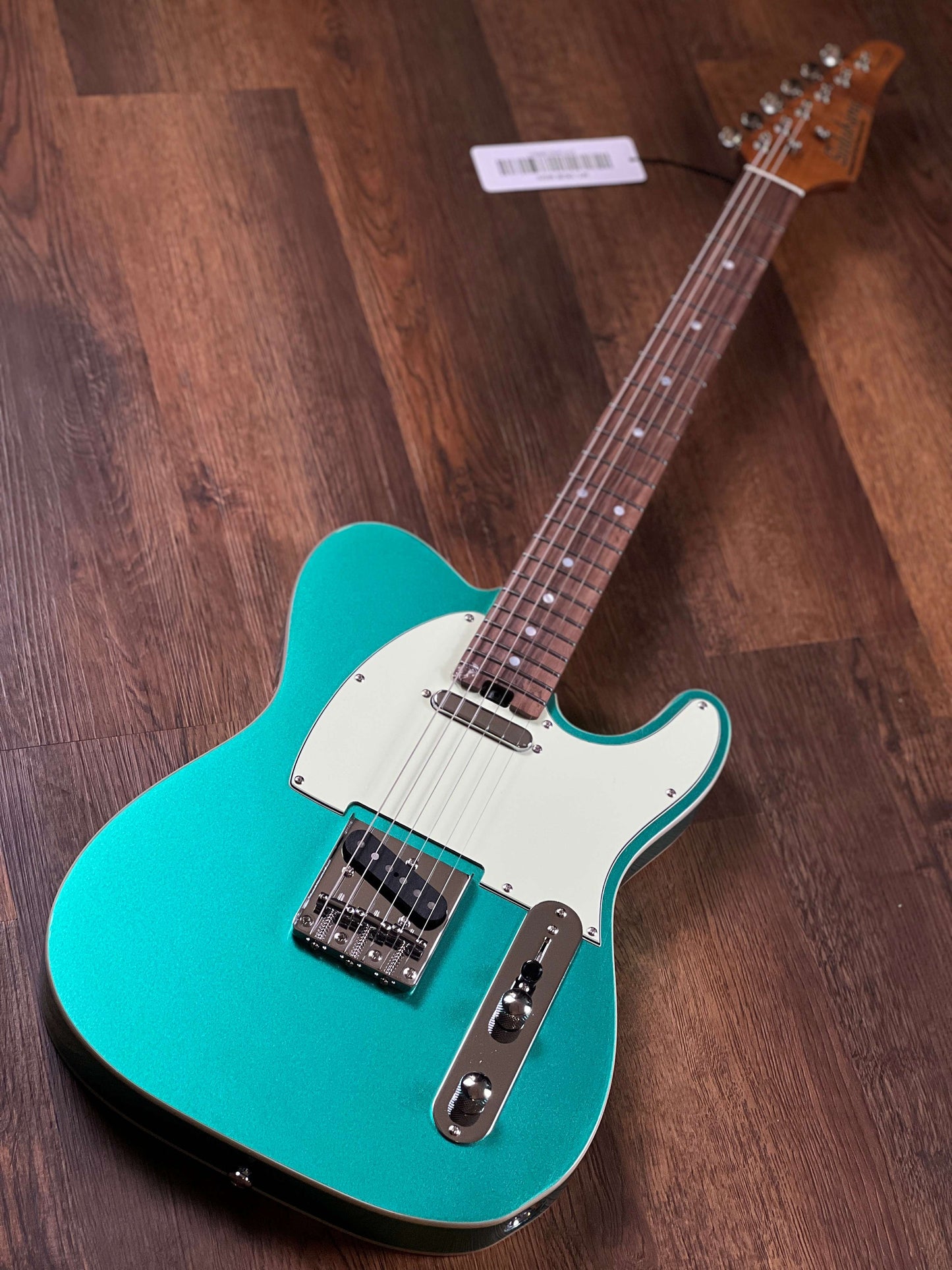 Soloking T-1B Vintage MKII with Roasted Maple Neck and Rosewood FB in Sherwood Green Metallic
