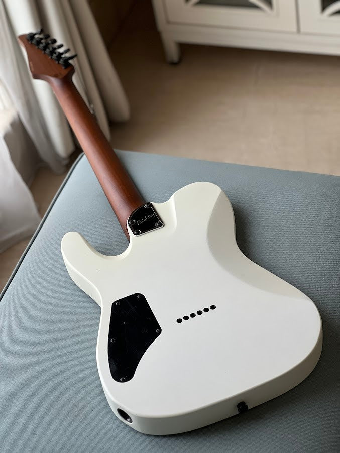 Soloking MT-1 Deluxe HH 24 in Satin White Matte Nafiri Special Run JESCAR