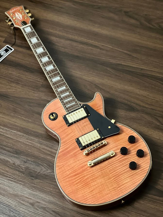 Soloking SLC60FM in with Gold Hardware in Trans Pink