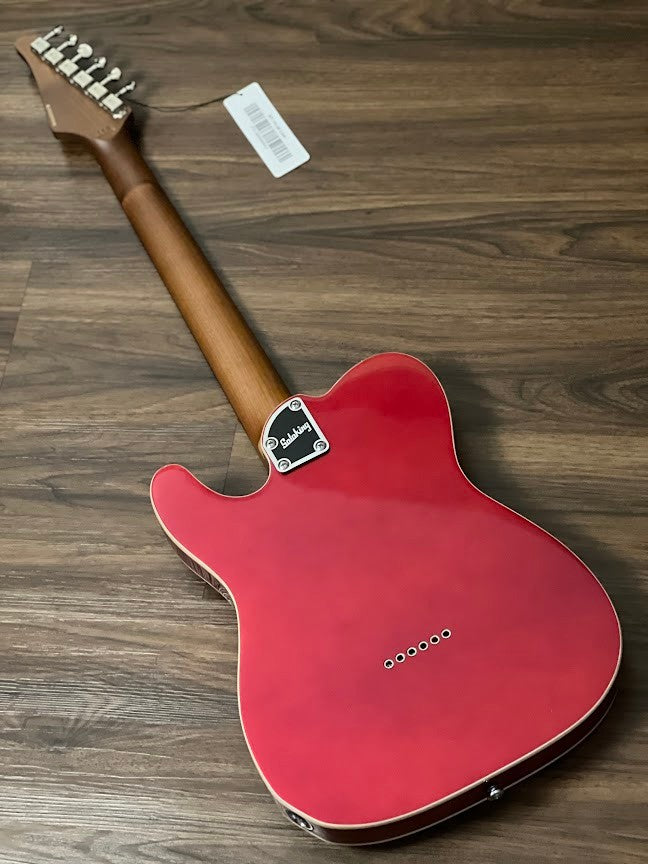 Soloking T-1B Vintage MKII with Roasted Maple Neck and Rosewood FB in Candy Apple Red
