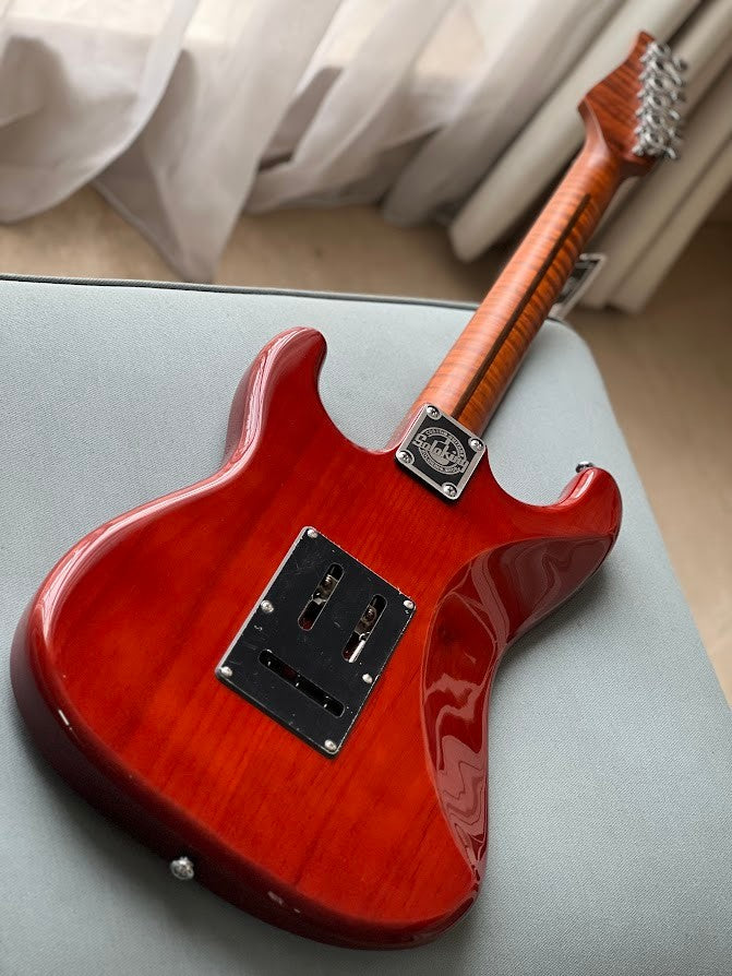 Soloking MS-1 FM Artisan Elite with Roasted Flame Neck in Honeyburst Gloss