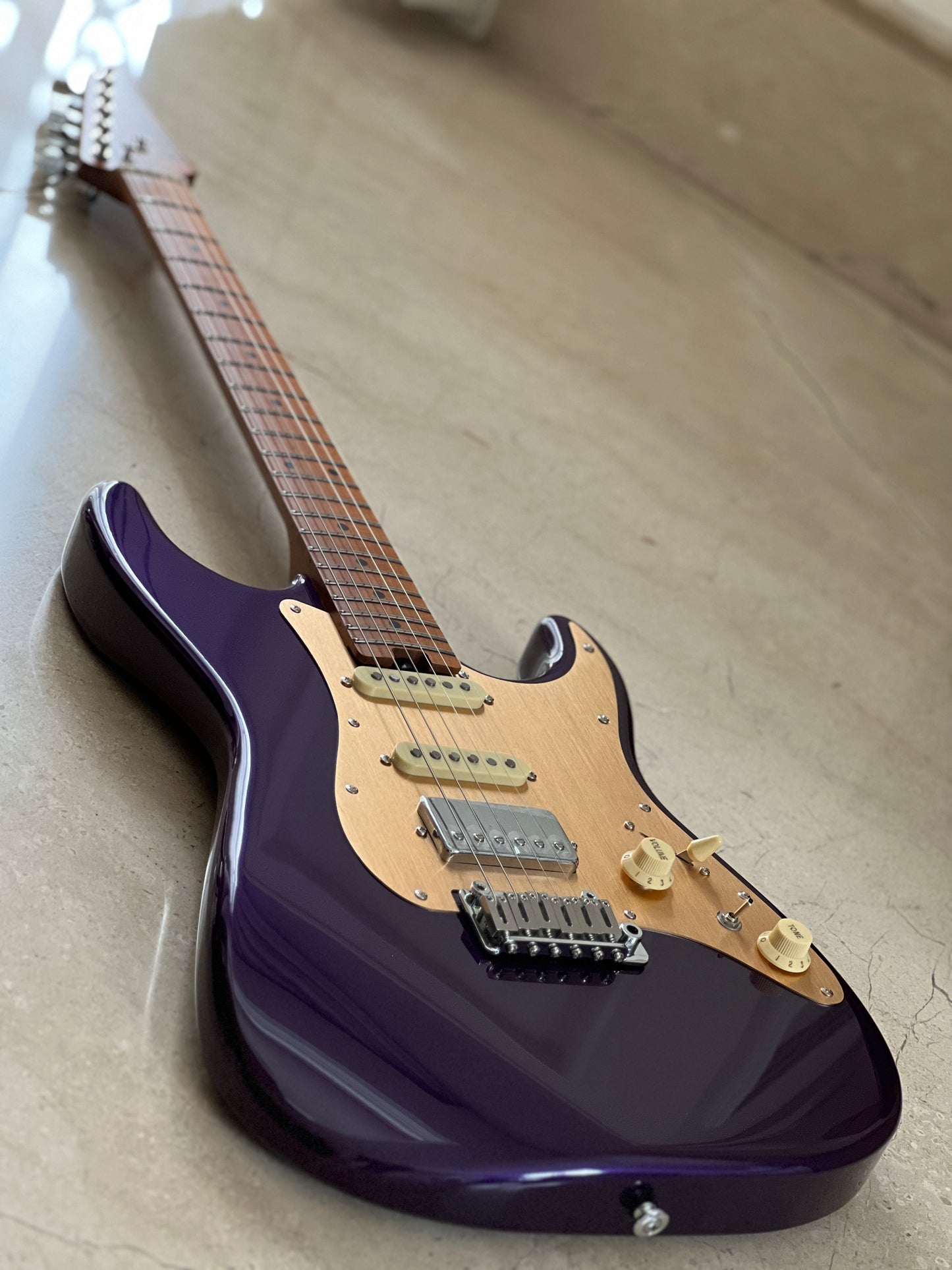 Soloking MS-11 Classic MKII with Roasted Maple FB in Purple Metallic Nafiri Special Run