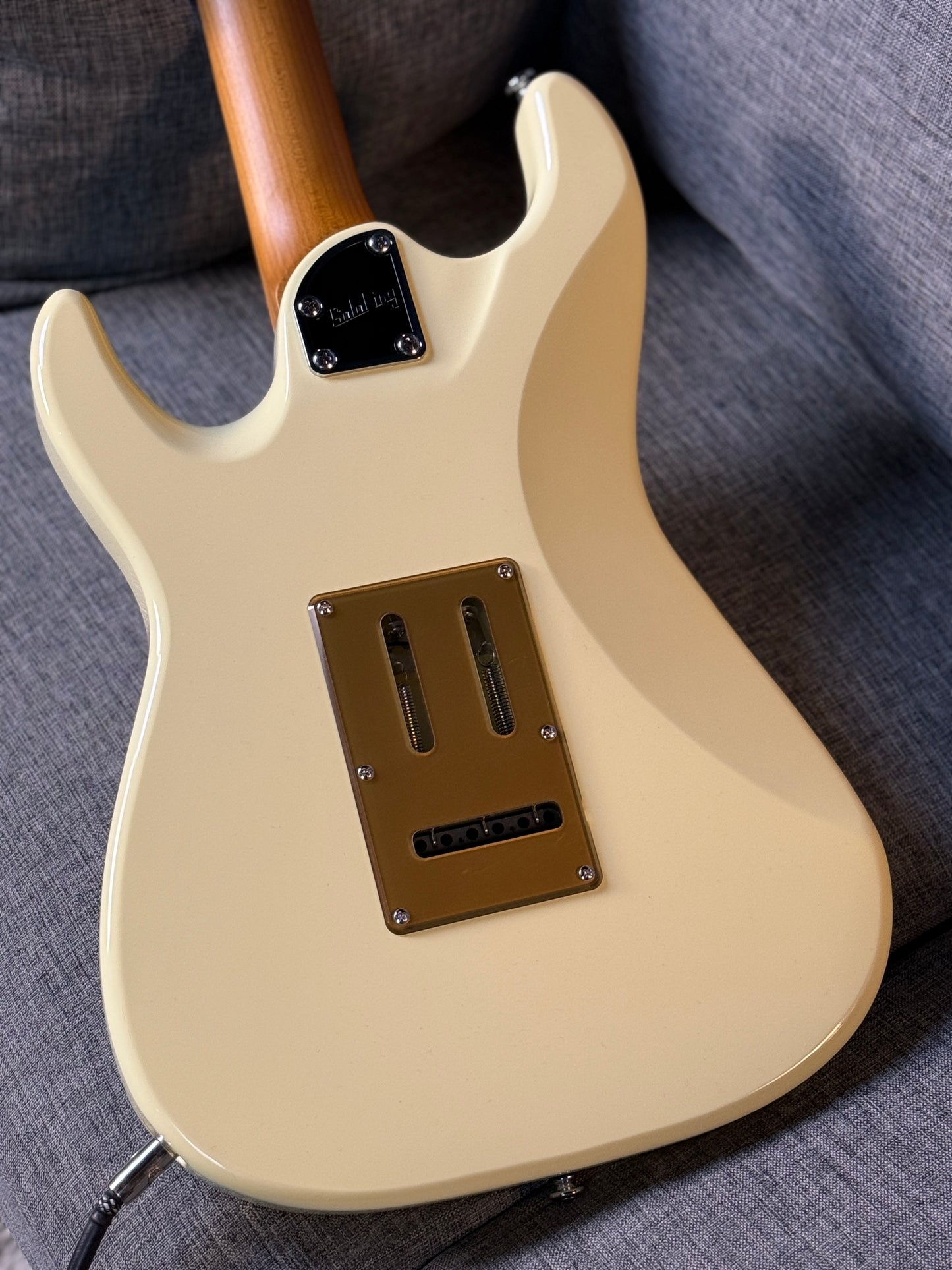 Soloking MS-1 Classic MKII in Vintage White with Roasted Maple FB Nafiri Special Run