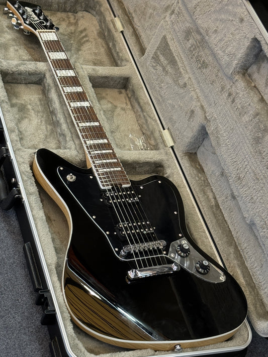 Soloking MJM-7 Custom HH with Maple Neck in Black